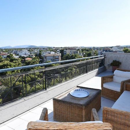 Top Floor With Stunning 360 View Apartamento Rafína Exterior foto